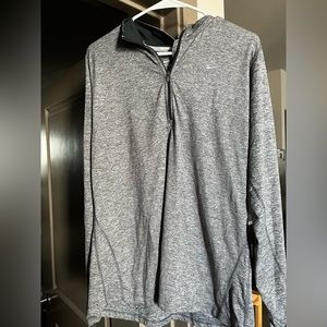 Nike 1/4 zip long sleeve dri fit - L